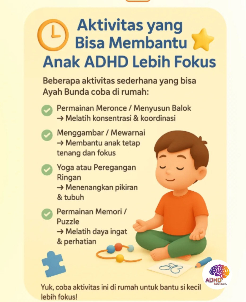 Pendekatan Edukatif yang Tepat untuk Anak ADHD di Kota Magelang